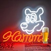 JooeTuu Hamms Beer Bear Neon Sign for Wall Decor Dimmable