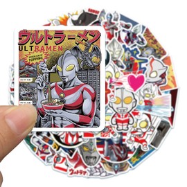50 pieces for Ultraman Stickers Set, Cute Cartoon for Ultraman Seals, Moe Goods, Notebook, Stickers, Popular, Anime Stickers, Fashionable Waterproof, Graffiti Stickers, DIY, Bicycle, Laptop,