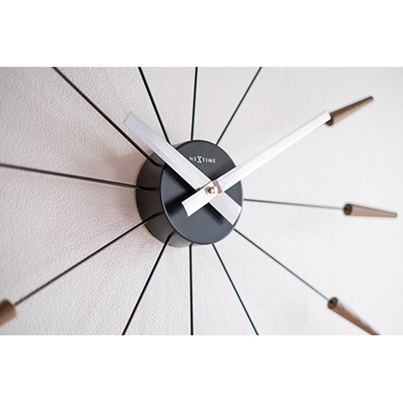 Elcomune NXT-J016 Radiant Clock corn Brown Wall Clock