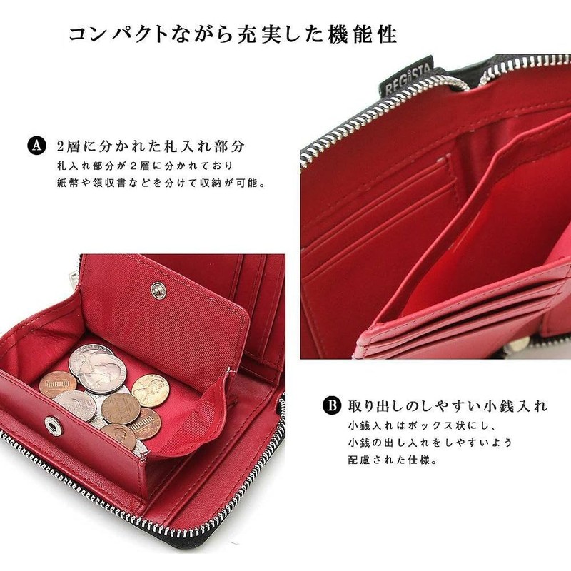 Ignition Original Saffiano Leather Zip Around Bifold Wallet Coin Purse,