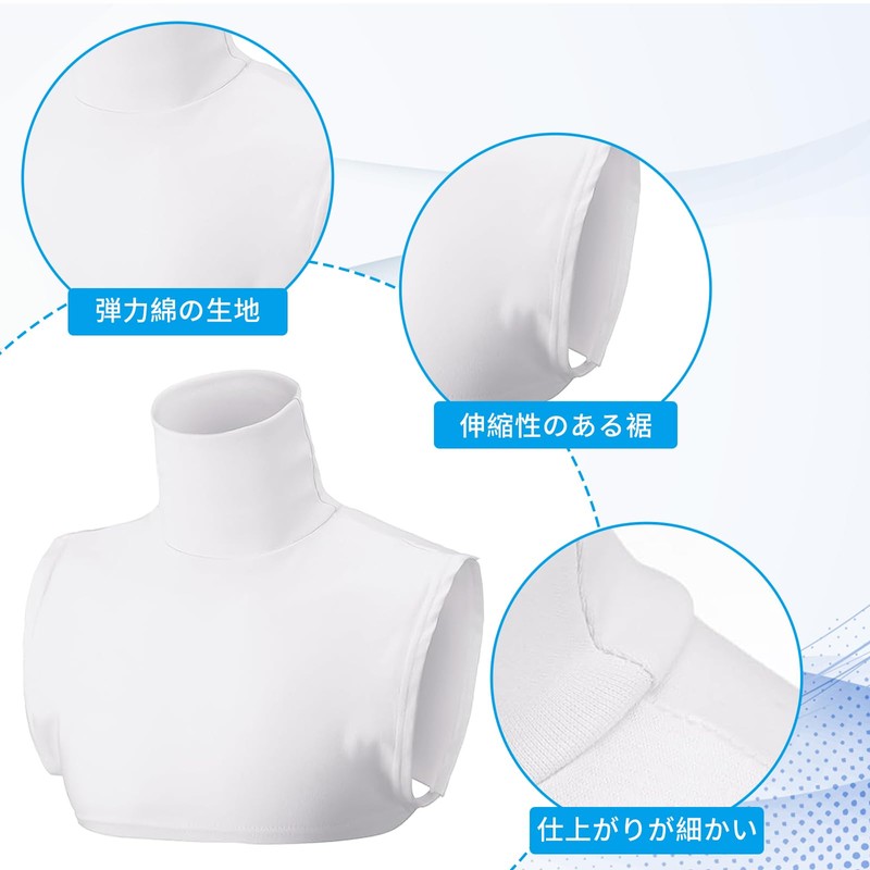 Doyeemei Collar Turtleneck Neck Warmer Women's High Neck Top Wear