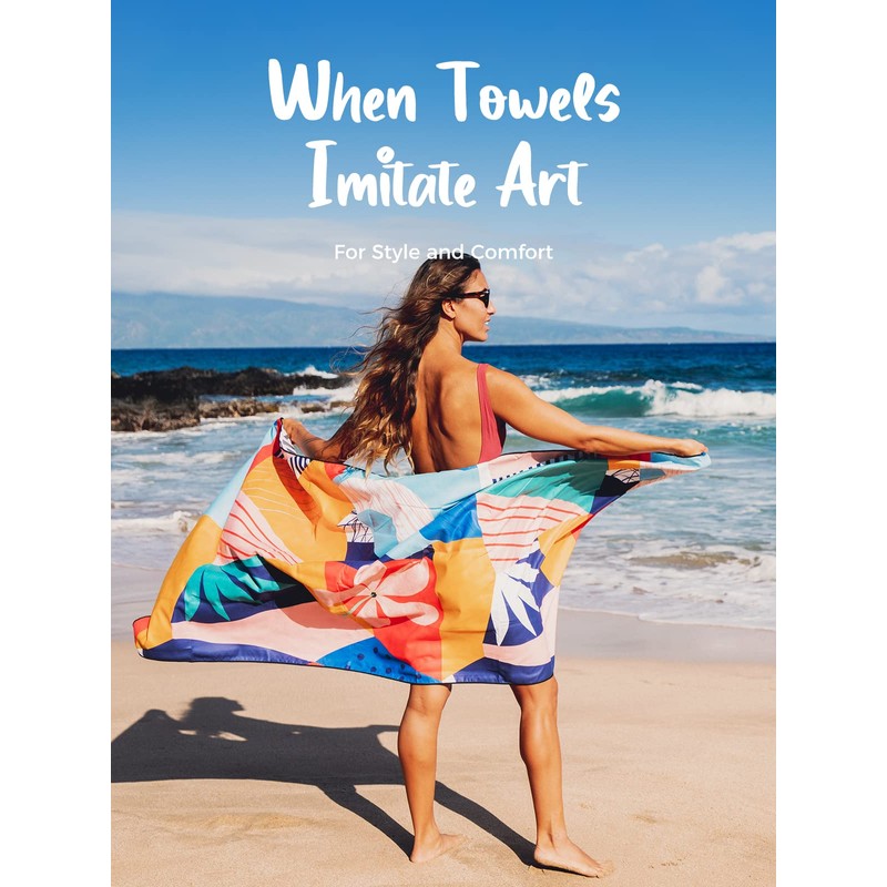 Ocoopa Diveblues Microfibre Beach Towel – Extra Large 178 x