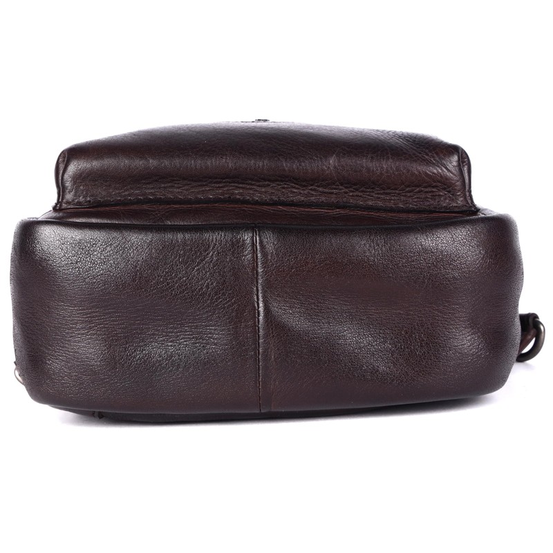 Genuine Italian Leather Unisex Body Bag - Stylish, Durable, and