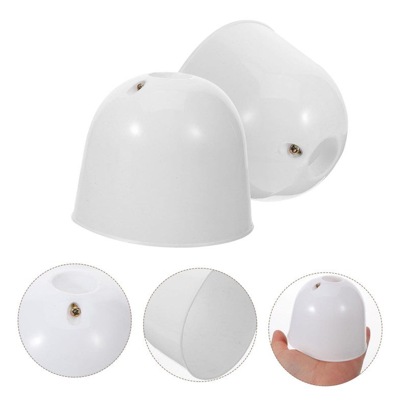 ABOOFAN 3sets Ceiling Fan Accessories Plastic Fan Bottom Canopy Ceiling