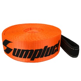 Sumpluct Recovery Tow Strap 3in X 20ft Heavy Duty 30,000 lbs Break Strength, Use for Emergency Towing Rope, Tree Saver, Winch Extension, Triple Reinforced Loops, Protective Sleeves,Car Accessories