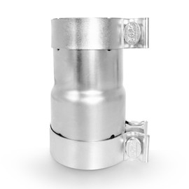 Peastorm 2.75 to 3 Inch Exhaust Adapter, 2.75" ID to 3" ID Exhaust Reducer Connector Pipe with Clamp