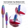 MELODYSUSIE Nail Drill Bits Set Carbide Less Dust Professional 3/32