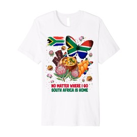 South Africa Flag Outfit Idea For Women South African Food Premium T-Shirt