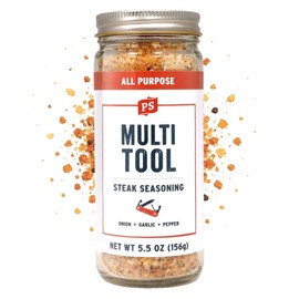 PS Seasoning Multi Tool - Steak Seasoning for Grilling - All-Purpose Seasonings and Spices for Cooking, with Garlic and Onion - Steak Spice Blend for Prime Cuts, Burgers, Pork, Chicken, Potatoes