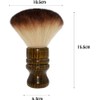 Youteer Hair Cutting Neck Duster Brush with wood handle, Large