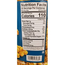 StoneHedge Farms Salted Caramel Popcorn Deliciously Old Fashioned 32 Oz. Tall Tub Jar!!!!!!!!!