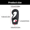 YHAILI 10 x Black Bungee Hooks Boat Bungee Cord Rowing