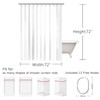 LIVILAN Cherry Blossom Shower Curtain Pink Floral Shower Curtain with
