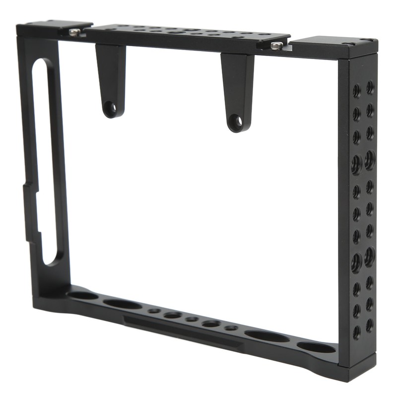 Monitor Cage Aluminum Alloy Multi 1/4 3/8 Holes Professional Camera