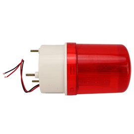 Luces Estroboscópicas para Camiones, Luz Estroboscópica con LED, Luces de Emergencia para Vehículos Luces Intermitentes, Estroboscópica Giratoria 120db Luz de Sonido Alarma Abs