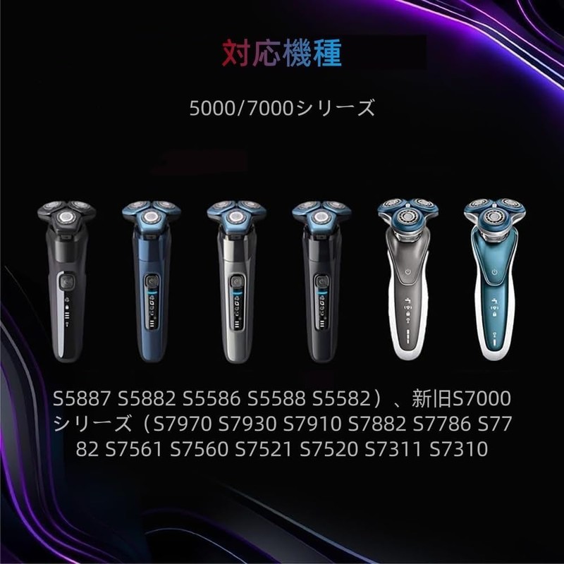 Coeniy Men's Shaver Replacement Blades 5000/7000 Series Replacement Blades SH71/51