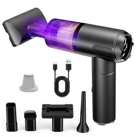 Handheld Car Vacuum Cleaner, Rechargeable Powerful Car Vacuum Cleaner, Multifunctional Car Cleaning Tool for Car, Home, Office, Pet