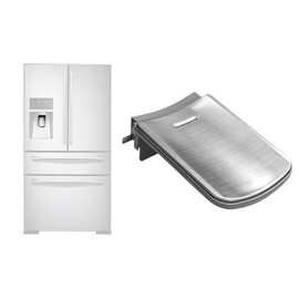 RKJFHIUR DA97-11867A Refrigerator Dispenser Lever Assembly Fit for sumsung Refrigerator RF25HMEDBBC/AA, RF25HMEDBSR/AA, RF25HMEDBWW/AA, RF263BEAESP/AA, RF263BEAESR/AA, RF263TEAESP/AA, RF263TEAESR/AA