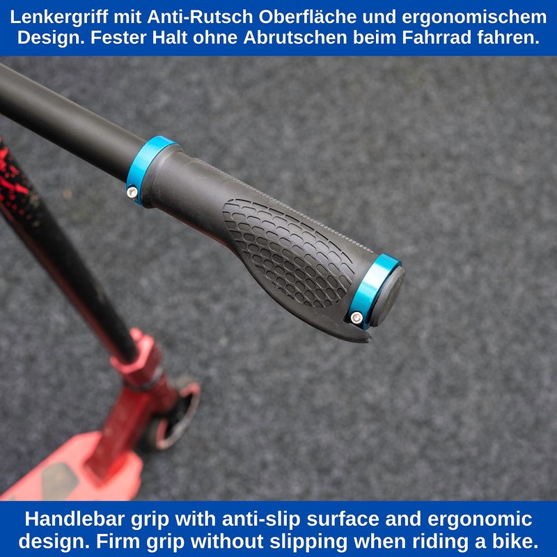 Ergonomic Bicycle Grips for Handlebar Grips up to 22 mm