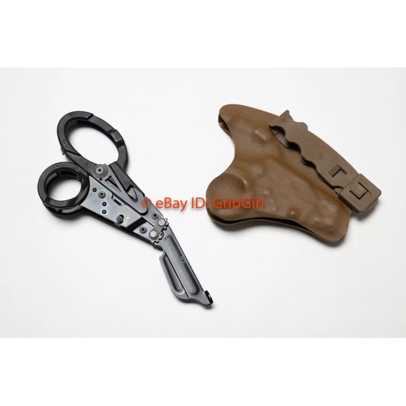 GripGirlSupply Custom Kydex Coyote Holster for SOG Para Trauma Shears