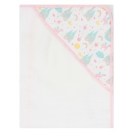 LITTLE CELEBRITY Hooded Baby Towels, Baby Bath Towels, Baby Towels with Hood, Hooded Baby Towel, Toddler Towels, Baby Hooded Towel, 30" x 26", 3PK (Baby Unicorn)