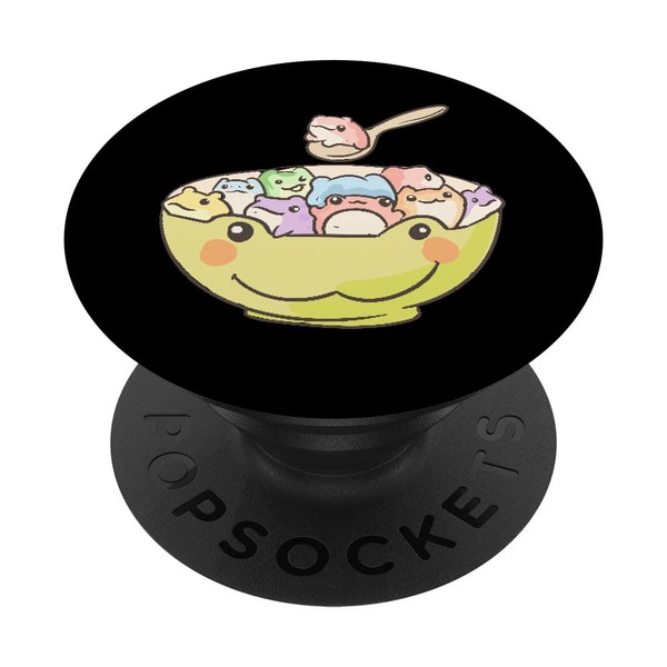 Baby Frogs Frog Cereal - Cute Kawaii Anime Aesthetic PopSockets