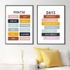6 Pack Educational Posters for Children, Boho Pastel Prints (Alphabet,