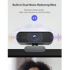 OYU Webcam, 1080P 30Fps, Dual Stereo Microphone, USB Plug &