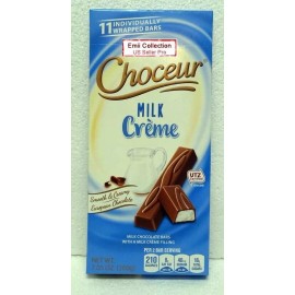 Choceur Milk Crème Smooth & Creamy European Chocolate 7.05oz 200g Bundle - 4 Bars