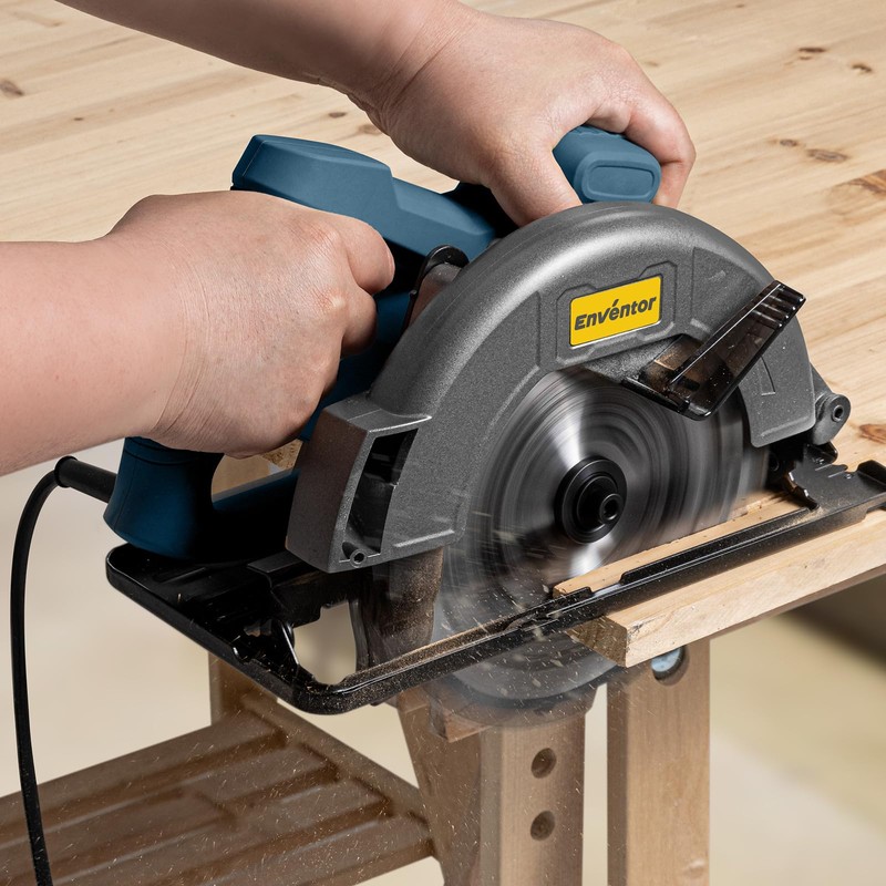 Enventor Circular Saw Corded, 11A Electric Circular Saws 7-1/4-Inch with