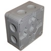 5pk Wiska Combi 308/5 Grey Outside Junction Box with Terminal
