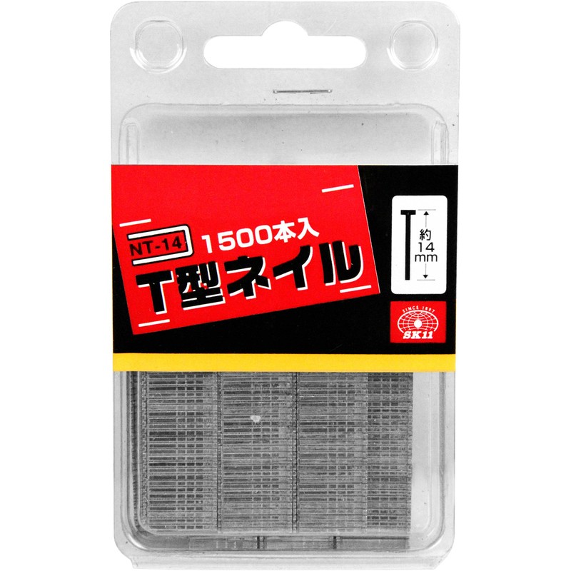 SK11 (SK11) T-shaped Nail 1500 pieces NT-14 for Electric Tacker