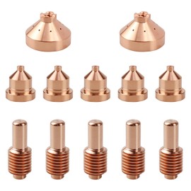 Vaphy 5pcs 192047 Electrode 5pcs 204325 Nozzle Tip 2pcs 204323 Shield Cap Fit for Miller Spectrum 625 ICE40 C/T Plasma Cutting Torch Consumables