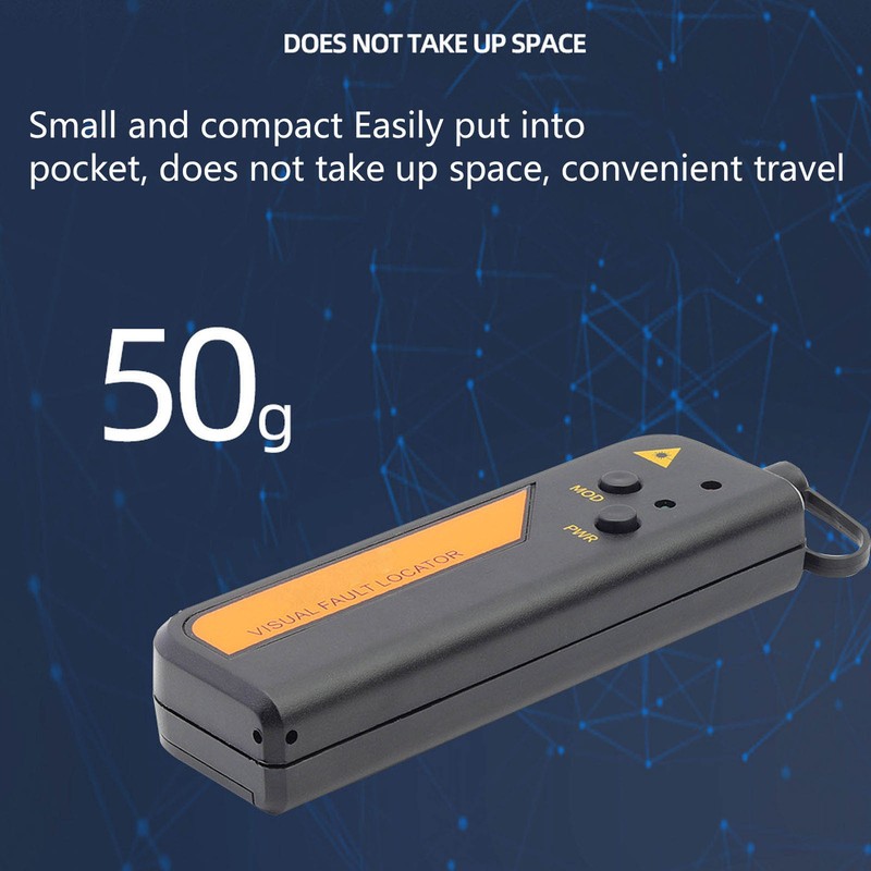 30KM VFL Fiber Optic Visual Fault Locator High Accuracy 2.5mm