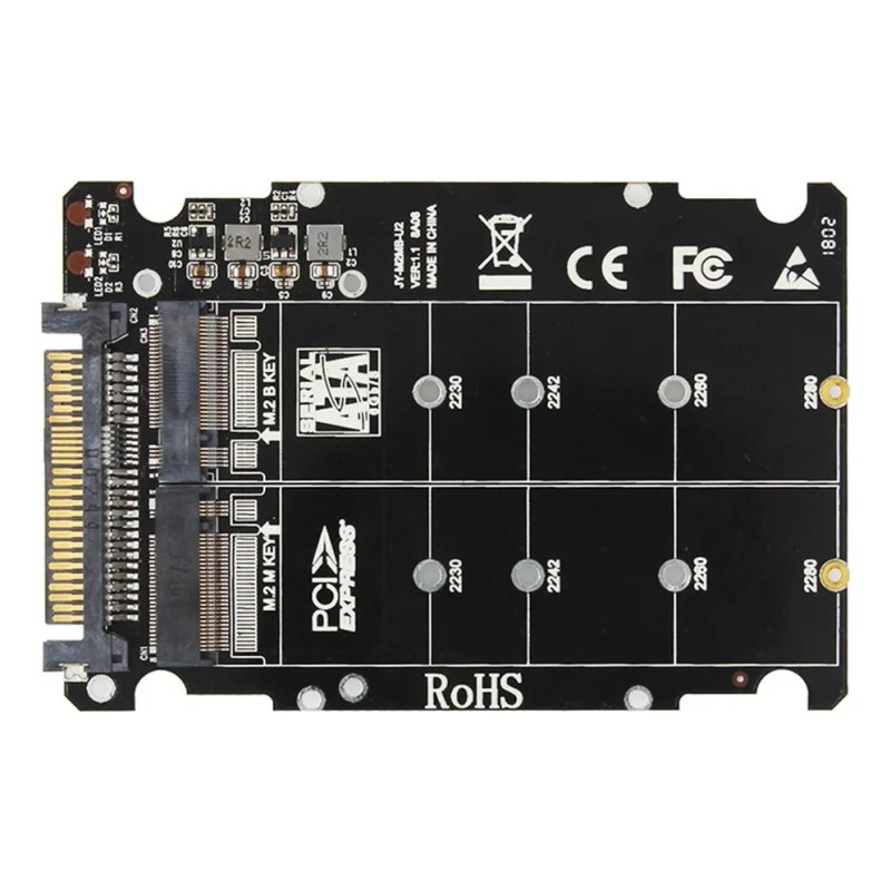 L. Adaptador M.2 Sdd A U.2 2en1 M.2 Nvme Y