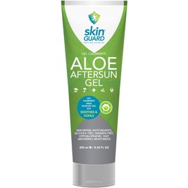 Gel 100% de Aloe Vera Natural 250 ml After Sun Hidratante Humectante Reparador, Alivia Quemaduras Solares, Repara Piel Seca Después del Sol