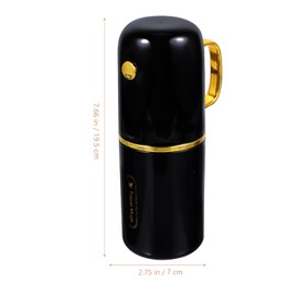 Travel Set 1 Set Travel Toothbrush Case Portable Toothbrush Cup Plastic Toothbrush Toothpaste Holder Container for Home Travel Business Camping Black Travel Toothpaste