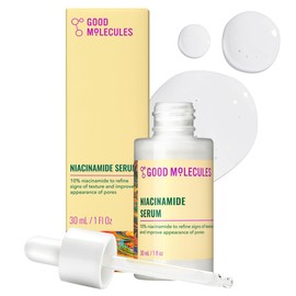 Good Molecules Niacinamide Serum 30ml - 10% Niamcinamide Balancing B3 Facial Serum for Acne, Enlarged Pores, Tone, Texture, Brightening, and Hydrating