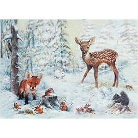 Snowy Forest Deluxe Boxed Holiday Cards (Christmas Cards, Greeting Cards)