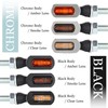 Ultra Small Micro Mini LED Turn Signal, Black Body, Smoke