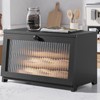 Kitsure Bread Box - Wooden Bread Box for Kitchen Countertop,