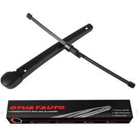 OTUAYAUTO Rear Windshield Wiper Arm Blade Set - Replacement for VW Volkswagen Tiguan 2018-2023 - Factory Style Back Wiper Cover Accessories Assembly for Rear Window
