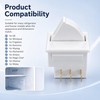 W11396033 3 Pin Refrigerator Door Light Switch Replacement, 2 Pack