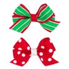 PLH Two Pack Mini Novelty Holiday Bows