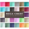 Megachest gathering tape voile curtain(champagne, W 56" x L 90"