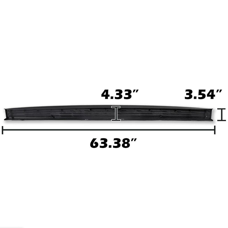 PIT66 Tailgate Molding Cap Protector Top Cover, Compatible with Ford