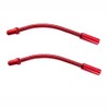 2 x Red Flexible V Brake Cable Lead Pipe Cycle
