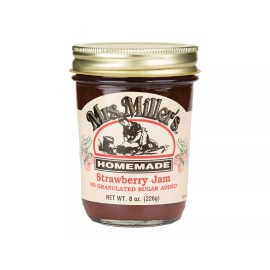 Mrs.Miller's Mrs. Miller's No Sugar Added Strawberry Jam (3) 8 oz Jars Free Shipping