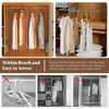 Nisorpa Pull Down Closet Rod for Hanging Clothes, 35-47 Inch