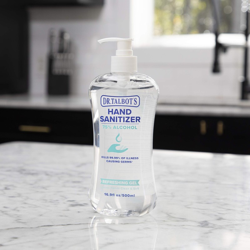 Dr. Talbot's Refreshing Gel Hand Sanitizer With Easy Pump, Fragrance